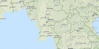 Gps-Karte für Myanmar