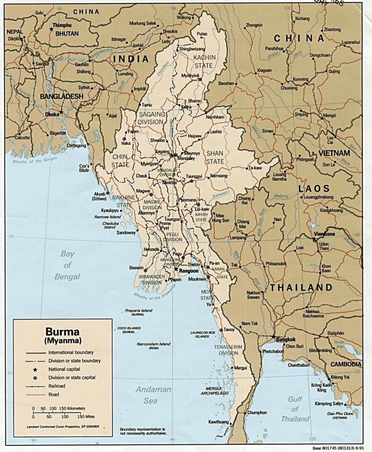Myanmar Karte-hd